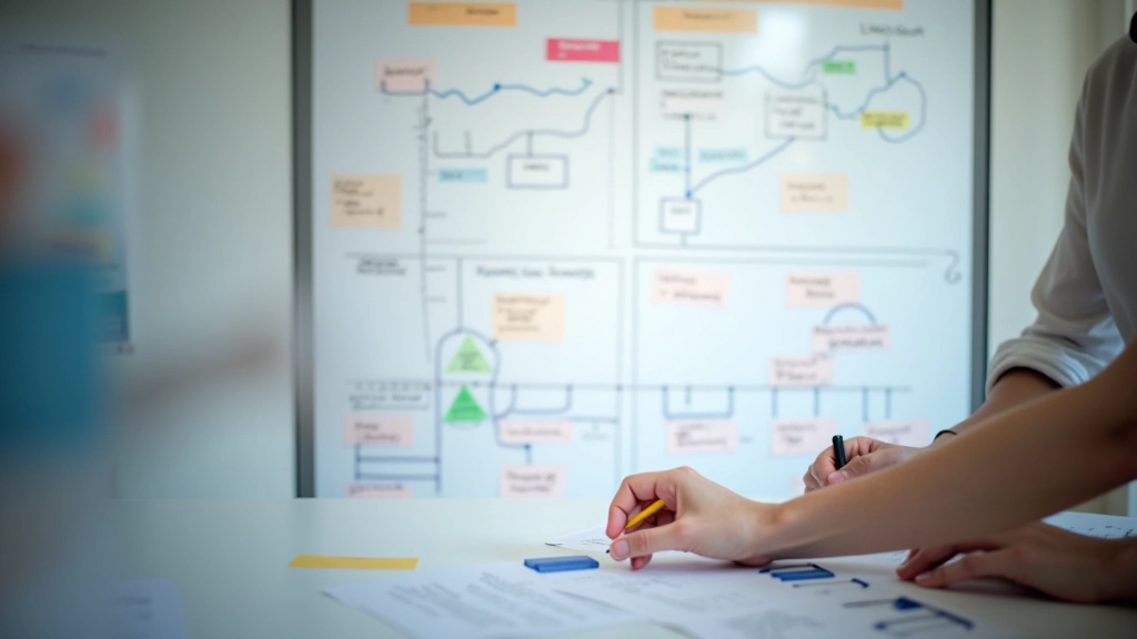 Gedetailleerd planningsbord voor logistieke coördinatie